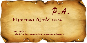 Pipernea Ajnácska névjegykártya
